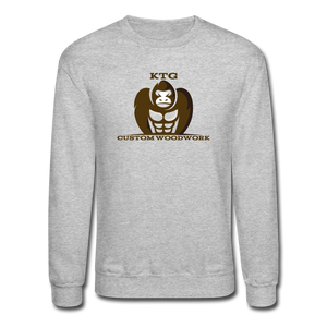 KTG Custom Woodwork Crewneck Sweatshirt - heather gray