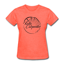 Load image into Gallery viewer, Katie the Carpenter Women&#39;s T-Shirt - heather coral

