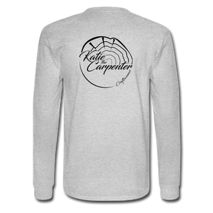 Katie the Carpenter Long Sleeve T-Shirt - heather gray