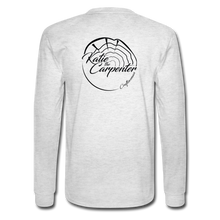Load image into Gallery viewer, Katie the Carpenter Long Sleeve T-Shirt - light heather gray
