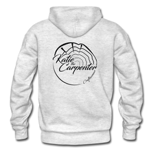 Load image into Gallery viewer, Katie the Carpenter Hoodie - light heather gray
