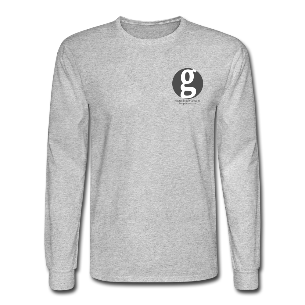 George Supply Long Sleeve T-Shirt - heather gray