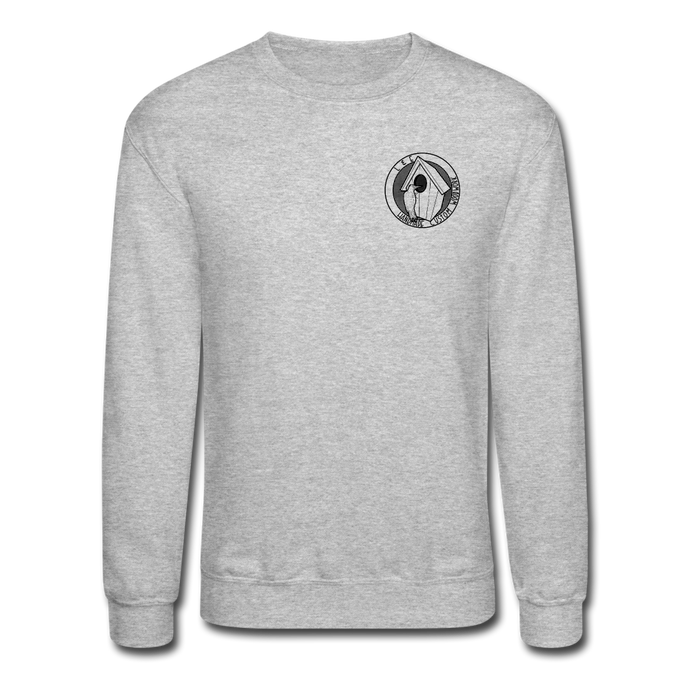 L & E Custom Woodworks Crewneck Sweatshirt - heather gray