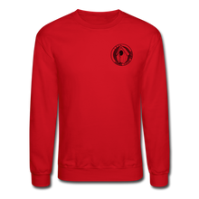 Load image into Gallery viewer, L &amp; E Custom Woodworks Crewneck Sweatshirt - red
