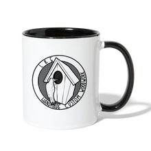 Load image into Gallery viewer, L &amp; E Custom Woodworks Contrast Coffee Mug - white/black
