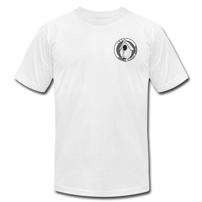 L & E Custom Woodworks  Premium T-Shirt - white