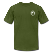 Load image into Gallery viewer, L &amp; E Custom Woodworks Premium T-Shirt - olive
