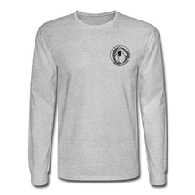 Load image into Gallery viewer, L &amp; E Custom Woodworks  Long Sleeve T-Shirt - heather gray
