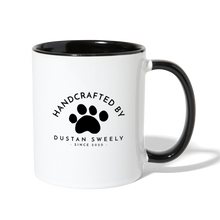 Load image into Gallery viewer, Dustan Sweely Contrast Coffee Mug - white/black
