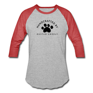 Dustan Sweely Baseball T-Shirt - heather gray/red