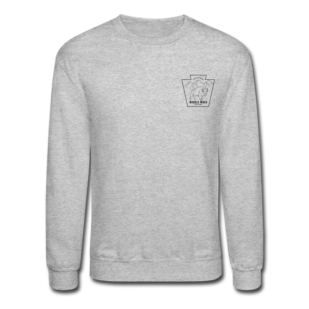 Waddle Wood Creations Crewneck Sweatshirt - heather gray