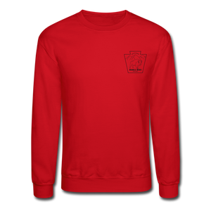 Waddle Wood Creations Crewneck Sweatshirt - red