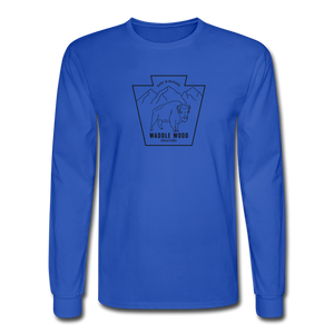 Waddle Wood Creations Long Sleeve T-Shirt - royal blue