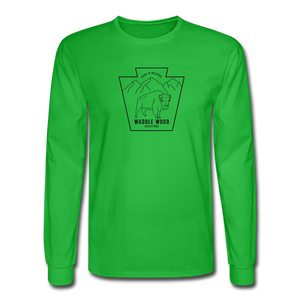 Waddle Wood Creations Long Sleeve T-Shirt - bright green