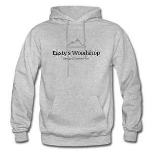 Easty's Woodshop Hoodie - heather gray
