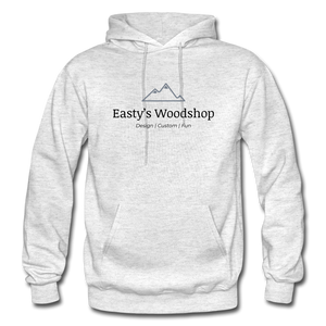 Easty's Woodshop Hoodie - light heather gray