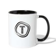 Load image into Gallery viewer, Tanner&#39;s Timber Contrast Coffee Mug - white/black

