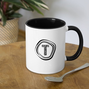Tanner's Timber Contrast Coffee Mug - white/black