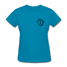 Load image into Gallery viewer, Tanner&#39;s Timber Women&#39;s T-Shirt - turquoise
