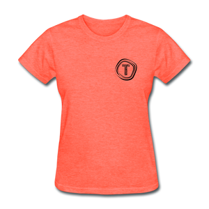 Tanner's Timber Women's T-Shirt - heather coral