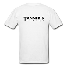 Load image into Gallery viewer, Tanner&#39;s Timber Gildan Ultra Cotton T-Shirt - white

