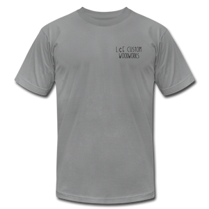 L & E Custom Woodworks Premium T-Shirt - slate