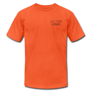 L & E Custom Woodworks Premium T-Shirt - orange