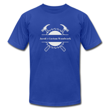 Load image into Gallery viewer, Jacob&#39;s Custom Woodwork Premium T-Shirt - royal blue
