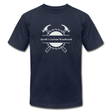 Load image into Gallery viewer, Jacob&#39;s Custom Woodwork Premium T-Shirt - navy
