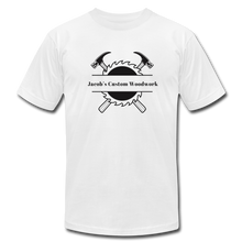 Load image into Gallery viewer, Jacob&#39;s Custom Woodwork Premium T-Shirt - white
