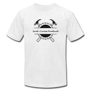 Jacob's Custom Woodwork Premium T-Shirt - white