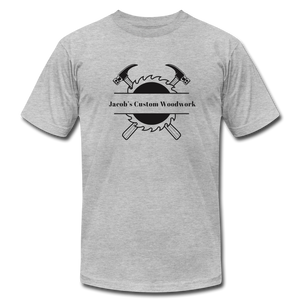 Jacob's Custom Woodwork Premium T-Shirt - heather gray