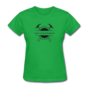 Jacob's Custom Woodwork Women's T-Shirt - bright green