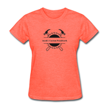 Load image into Gallery viewer, Jacob&#39;s Custom Woodwork Women&#39;s T-Shirt - heather coral
