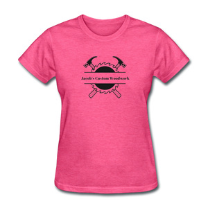 Jacob's Custom Woodwork Women's T-Shirt - heather pink