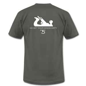 5 Iron Woodworks Premium T-Shirt - asphalt