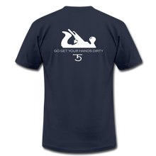 Load image into Gallery viewer, 5 Iron Woodworks Premium T-Shirt - navy
