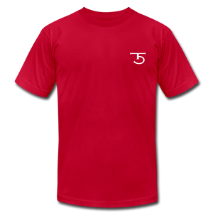 5 Iron Woodworks Permium T-shirt - red