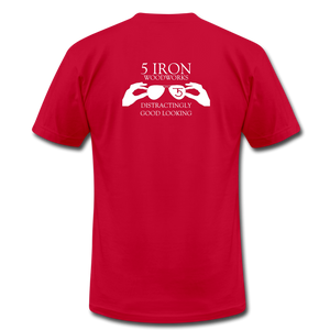 5 Iron Woodworks Permium T-shirt - red