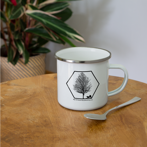 Rip & Route Woodworking Camper Mug - white