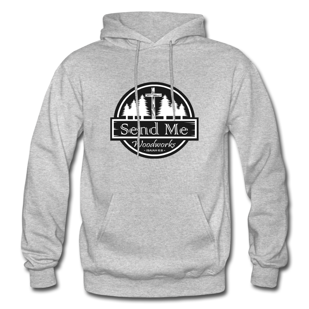 Send Me Woodworks Hoodie - heather gray