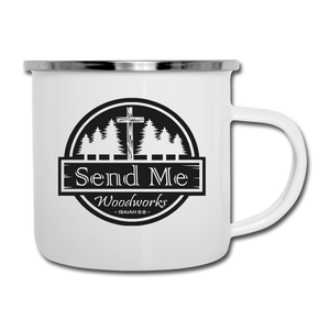 Send Me Woodworks Camper Mug - white