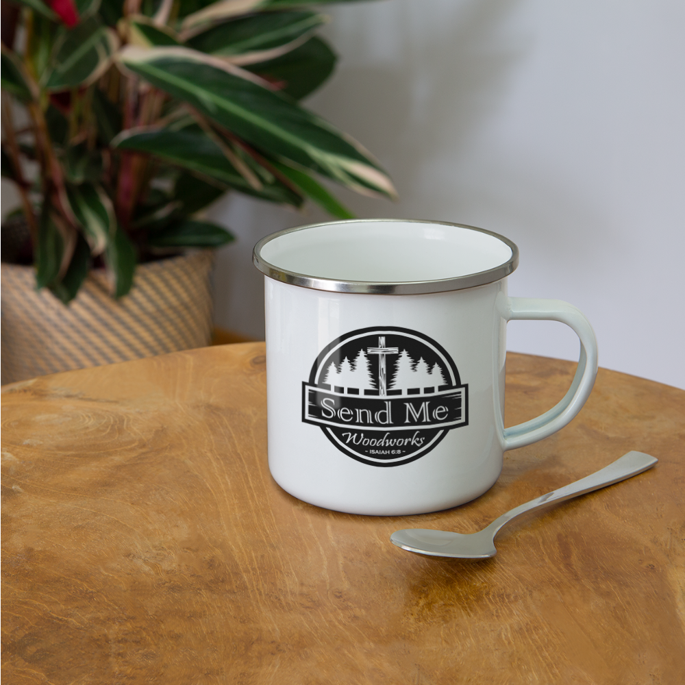 Send Me Woodworks Camper Mug - white