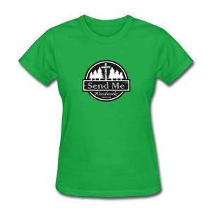 Send Me Woodworks Women's T-Shirt - bright green