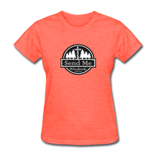 Load image into Gallery viewer, Send Me Woodworks Women&#39;s T-Shirt - heather coral
