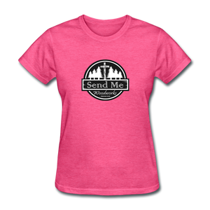 Send Me Woodworks Women's T-Shirt - heather pink
