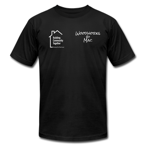 Woodworks by Mac /  Building Community T-Shirt - black