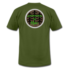 Load image into Gallery viewer, Woodworks by Mac /  Building Community T-Shirt - olive

