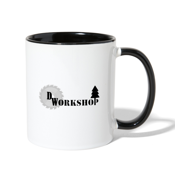 D.W. Workshop Contrast Coffee Mug - white/black