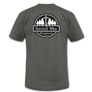 Send Me Woodworks Premium T-Shirt - asphalt